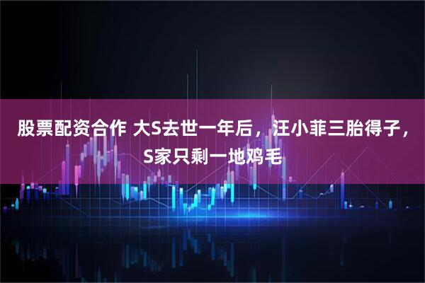 股票配资合作 大S去世一年后,汪小菲三胎得子,S家只剩一地鸡毛